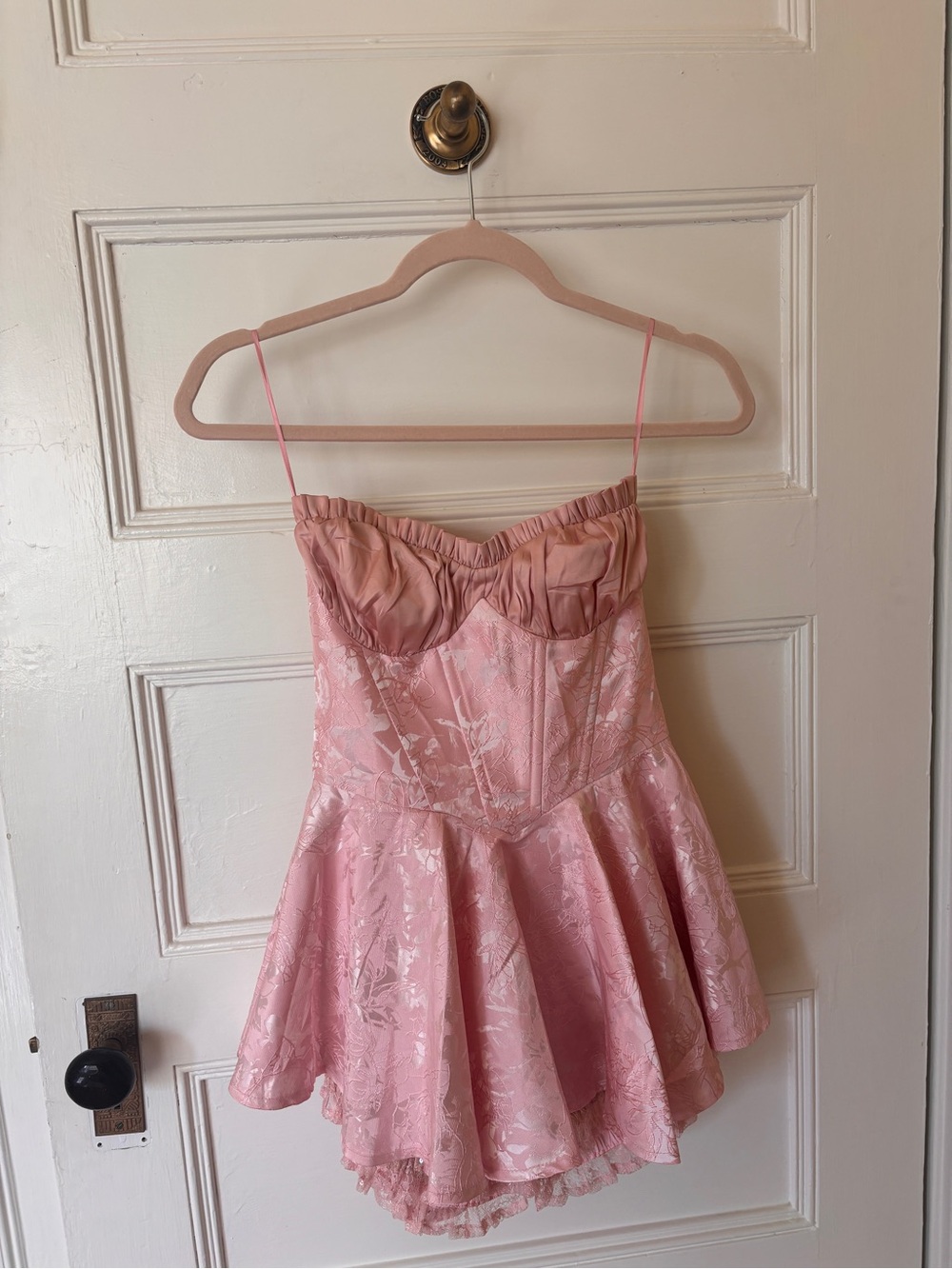 Nana Jacquline Pink Corset Dress
